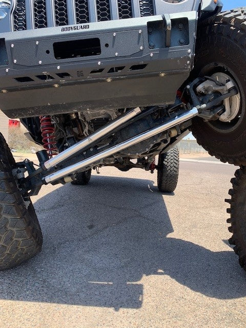 KIT125 - Jeep Wrangler JL & Gladiator JT - 2.5 Ton ProLock Tie Rod & Drag Link Assembly - Polished Aluminum - Image 14